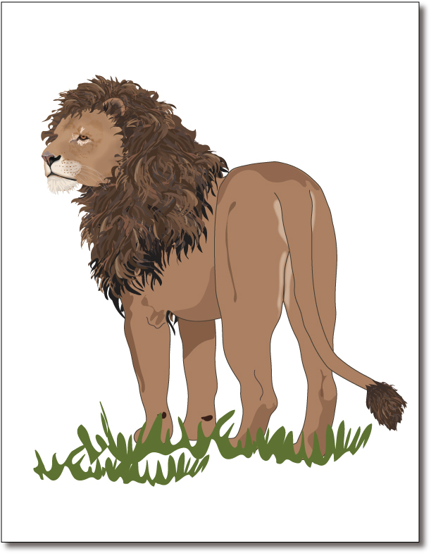 Pensive Lion