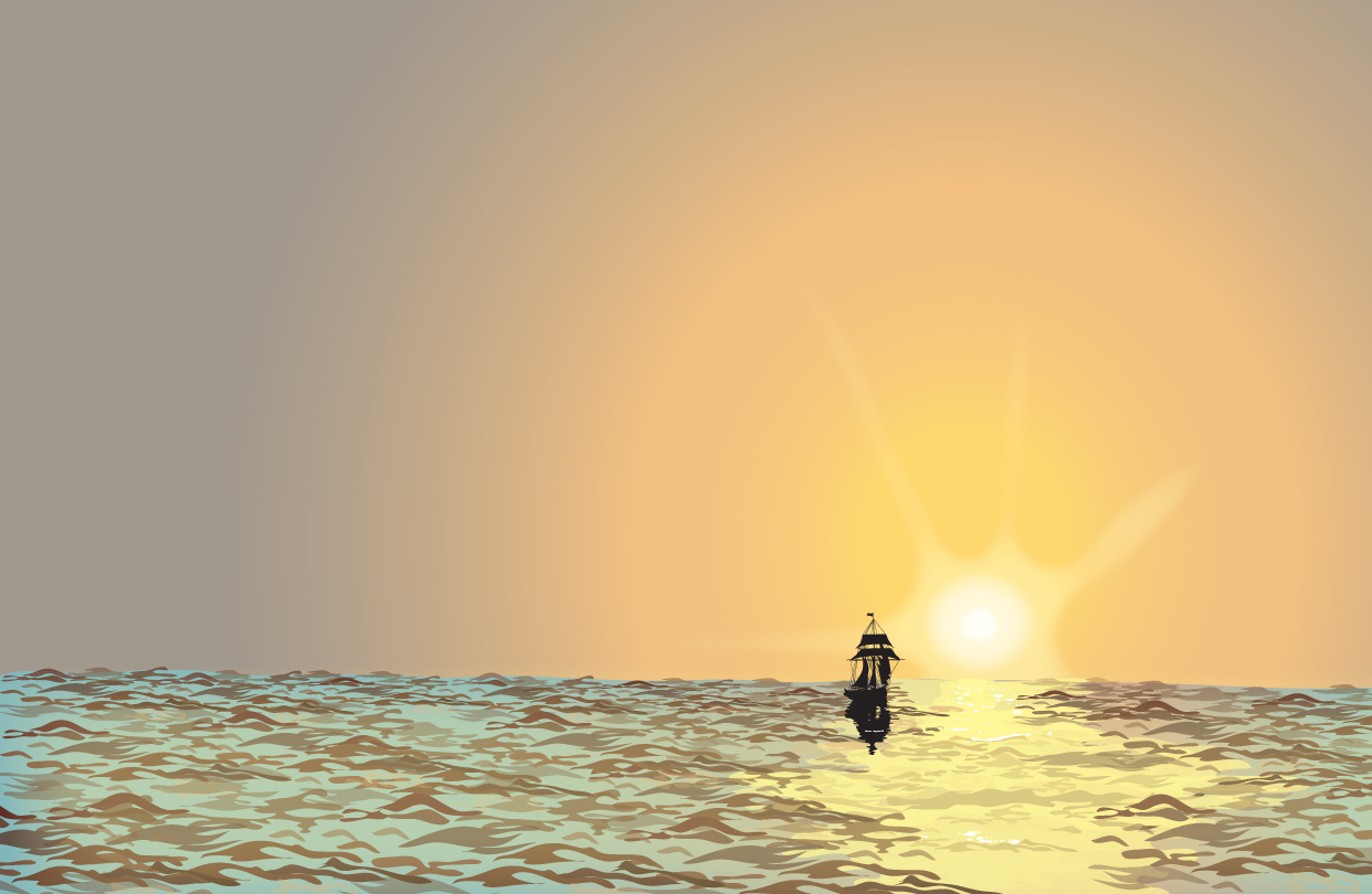 Sailing Into Sunrise
